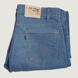 Levi's Action Jeans Womens 36x32 Light Blue Denim Jeans Vintage 90s